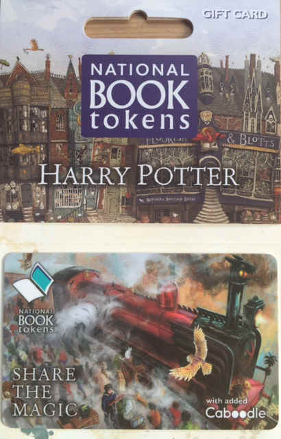 NEW NATIONAL BOOK TOKENS HARRY POTTER DESIGN